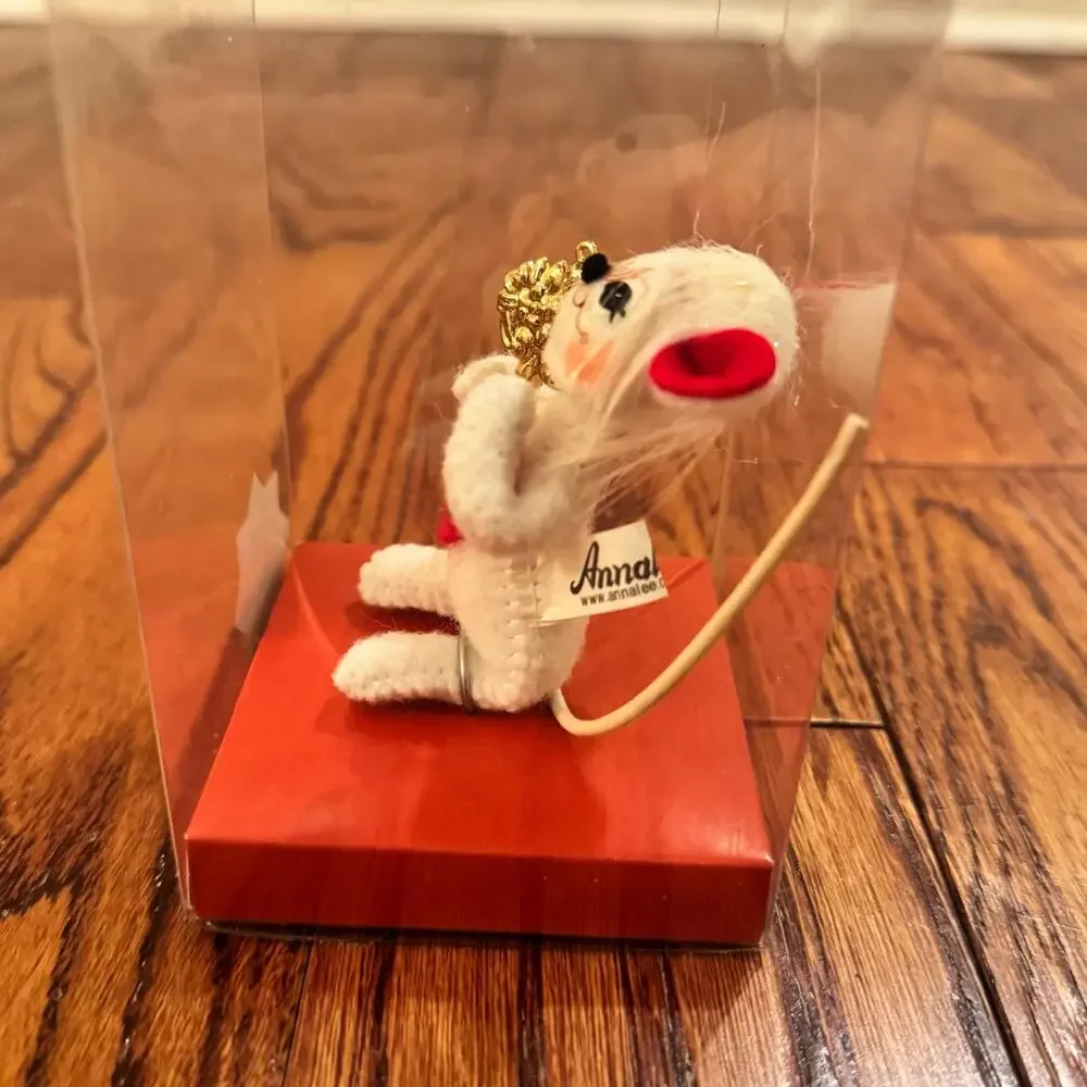 Valentine's Day Annalee Doll Mouse 2008 Key to My Heart in Box Anthropomorphic